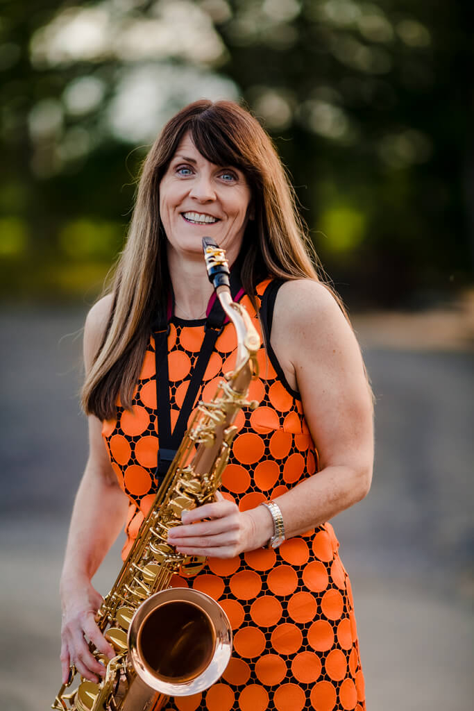 Dorothy of NI Saxophone Quartet with Sax full length