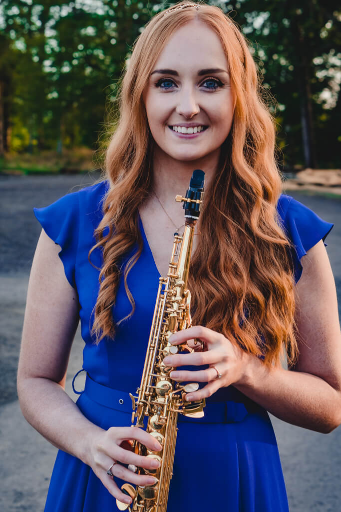 Bethany of NI Saxophone Quartet with Sax