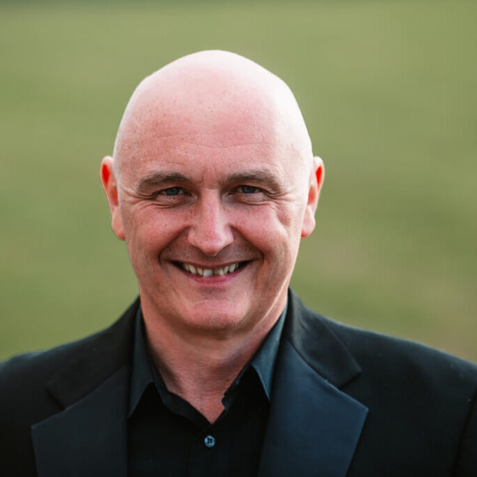 Davy of NI Saxophone Quartet closeup promotional image colour